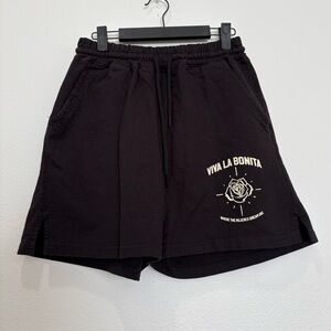 Viva La Bonita Where the Mujeres Dream Big Cotton Shorts Size Small